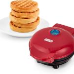 Dash DMW001RD Mini Waffle Maker - Red