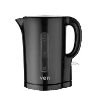 Von VKCL17CDB Cordless Kettle - 1.7L, Black